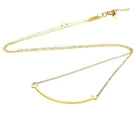 Pendentif Tiffany & Co. T Smile Or Jaune 18K Small