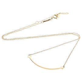 Pendentif Tiffany & Co. T Smile Or Jaune 18K Small