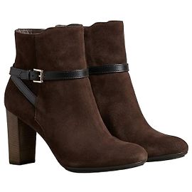 Tod's Botines de Ante Marrón con Correa