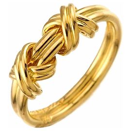 Autre Marque Anello Signature Band Tiffany & Co. in oro giallo 18K