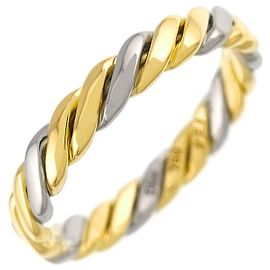 Christian Dior 1 Band Ring in 18K Gelb- und Weißgold