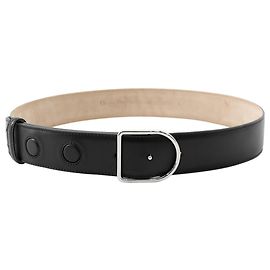 Cintura in pelle nera Christian Dior