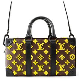 Bolsa de Ombro Louis Vuitton Monogram Tuffetage Speedy Soft Trunk
