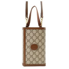 Gucci GG Supreme Lederhandtasche
