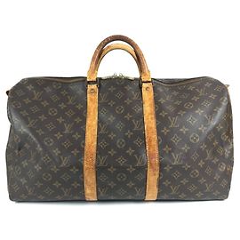 Mala de Viagem Louis Vuitton Monogram Keepall Bandoulière 50