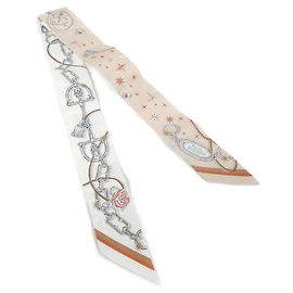 Hermès Hermes C'EST LA FETE Twilly 062743S Scarf Muffler