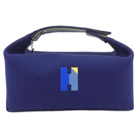 Hermès Bolsa de mão pouch Hermes H Pavillon Brid à Black PM