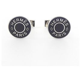 Hermès Boutons de manchette Hermes Black