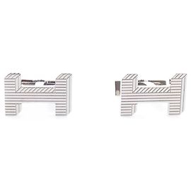 Hermès Hermes Silver Cufflinks