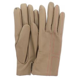 Hermès Hermes Brown Cashmere Warm Gloves