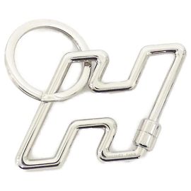 Hermès Llavero Hermes H to Speed Silver