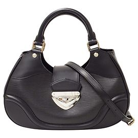 Bolsa de mão Louis Vuitton em couro Epi