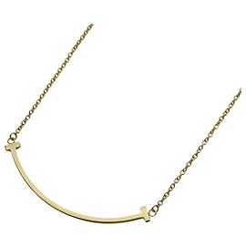 Autre Marque Tiffany & Co. Smile Small Halskette aus Gelbgold