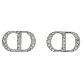 Pendientes Christian Dior CD Logo con strass