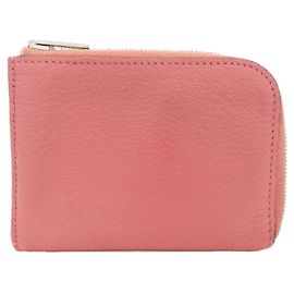 Hermès Hermes Pink Chevre Leather Business Card Case