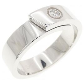 Anello fede Cartier in oro bianco 18K