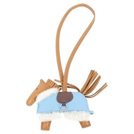 Hermès Hermes Rodeo Robeo Plush Accessory Bag Charm PM