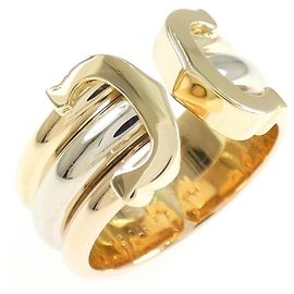Cartier 2C Band Ring aus 18K Dreifarbigem Gold