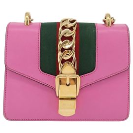 Gucci Sylvie Chain Leather Mini