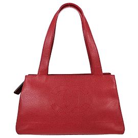 Chanel Vintage Logo Caviar Medium
