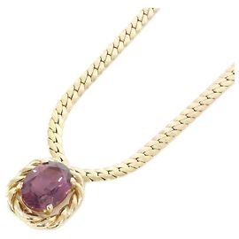 Christian Dior Gold and Purple Necklace