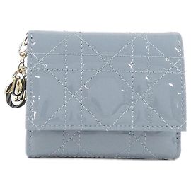 Christian Dior Lady Lotus Tri-Fold Geldbörse