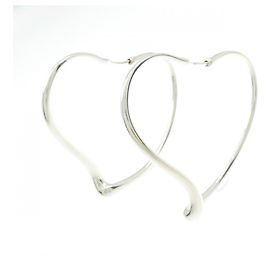 Autre Marque Pendientes de aro Tiffany Open Heart