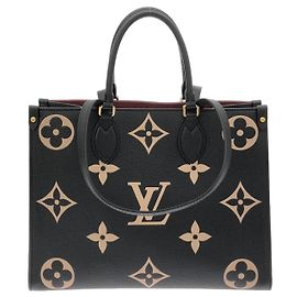 Sac à main Louis Vuitton Bicolor Monogram Empreinte OnTheGo MM