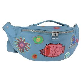 LOUIS VUITTON Borsa Maxi Bum Bag Taurillon Monogram Light Blue M21715 LV Auth BA15760SAV
