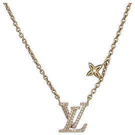LOUIS VUITTON Colar LV Iconic metal Silver M00596 LV Auth 205480M
