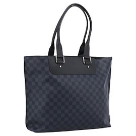 Bolso Cabavayage LOUIS VUITTON Damier Cobalt N41397 LV Auth 207570