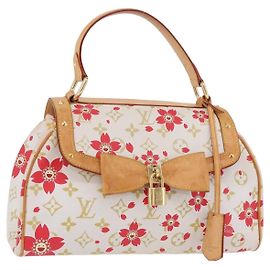 LOUIS VUITTON Monogram Cherry Blossom Sac Retro PM Bag M92014 LV Auth BA15759V