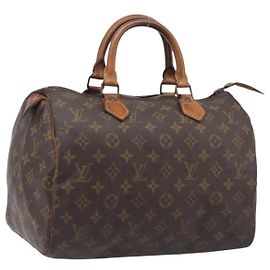 LOUIS VUITTON Monogram Speedy 30 Hand Bag M41526 LV Auth 207433