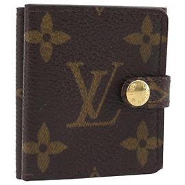 LOUIS VUITTON Monogram Porte Photo 2 Volle Photo Frame M58011 LV Auth 206364V