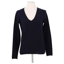 Zadig & Voltaire Camisola de lã azul marinho