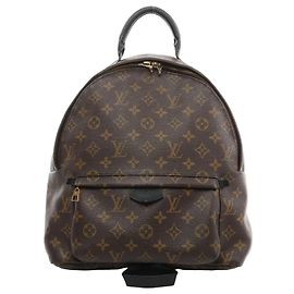 Mochila Louis Vuitton Palm Springs MM Monogram Canvas em castanho M44874
