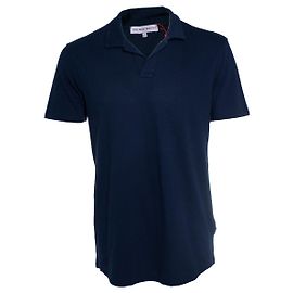 Autre Marque Orlebar brown, Massey SS Waffel-Polo blau