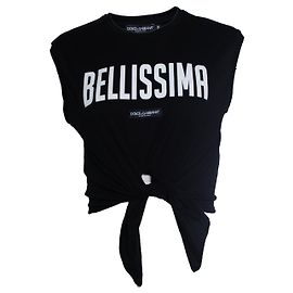 Dolce & Gabbana Dolce Gabbana, cropped tank top bellissima