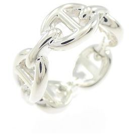 Bague anneau Hermès Chaine d'Ancre Enchainée