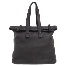 Bolsa Hermès Tall em couro Taurillon Clemence Ebene