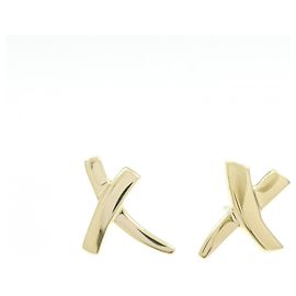 Autre Marque Pendientes Tiffany Kiss en oro amarillo de 18K