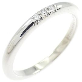 Autre Marque Anel Aliança de Platina Tiffany