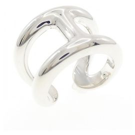 Anillo ancho Hermès Osmo's en Plata 925