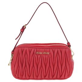 Miu Miu Tech Matelassé Leather Small