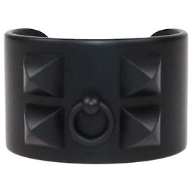 Hermès Brazalete Hermes Matte Black Aluminium Collier de Chien Sunset
