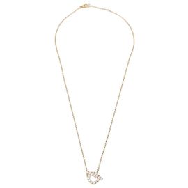 Hermès Hermes Finesse Anhänger Halskette aus 18K Roségold und Diamanten