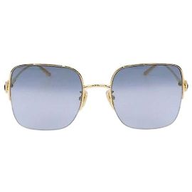 Boucheron Gold.Blue Gradient Serpent Boheme quadratische Sonnenbrille