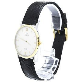 Omega De Ville Gold Lederarmband