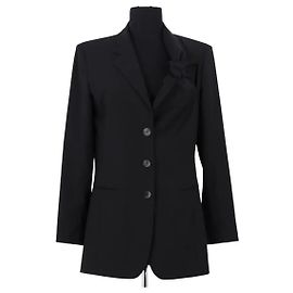 Jean Paul Gaultier Schwarzer Wollblazer