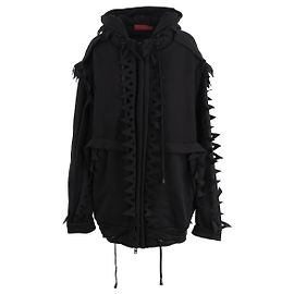 Autre Marque Felpa nera Diliborio con dettagli cut-out